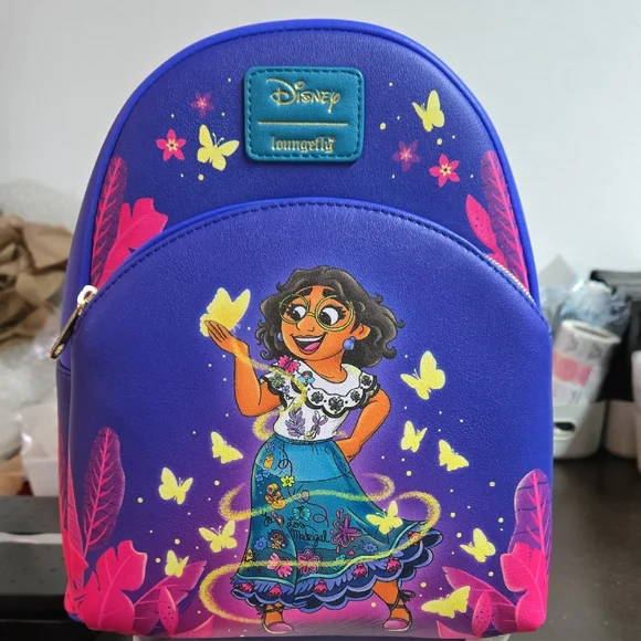 Loungefly Disney Encanto Mirabel Backpack NWT Loungefly Disney Encanto Mirabel Butterflies Mini Backpack NWT main image 3